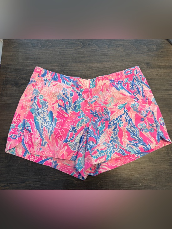 Lilly Pulitzer Pants - Lilly Pulitzer Pink and Blue Tropical Print Shorts
